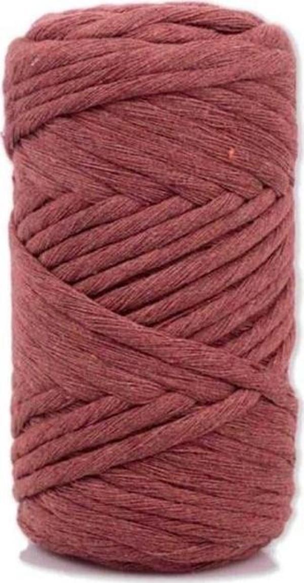 Pamuk Makrome 4 mm İp Kiremit - Image 1