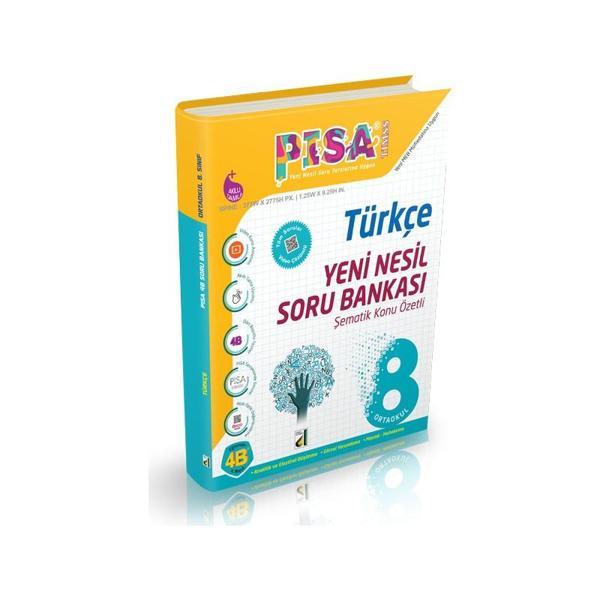 Damla Yayınları 8. Sınıf Pisa Yeni Nesil Türkçe Soru Bankası - Damla Yayınevi - Image 1
