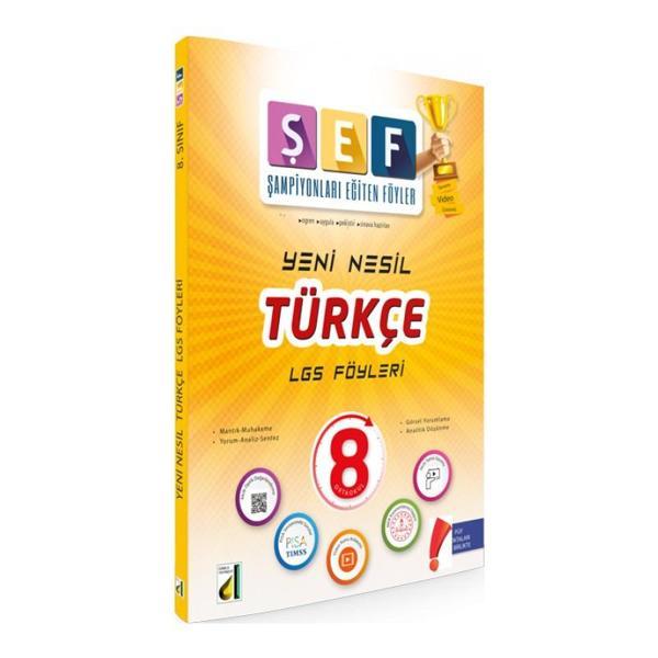 Damla Yayınları 8. Sınıf Yeni Nesil Türkçe Lgs Föyleri - Damla Yayınevi - Image 1