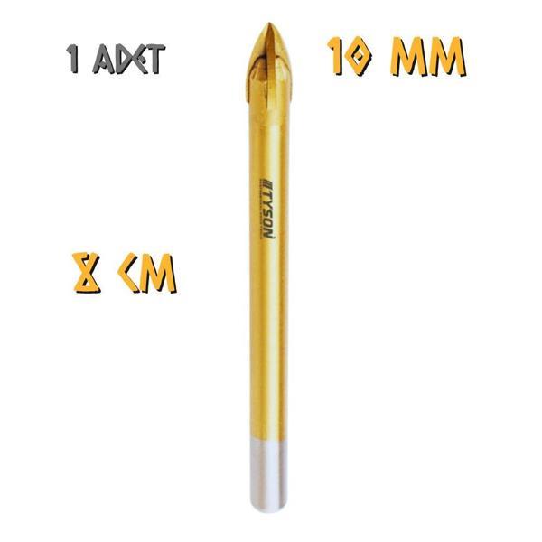 Kupa Tyson Cam Seramik Delici Matkap Ucu 10 mm. - 1 Adet - Image 1