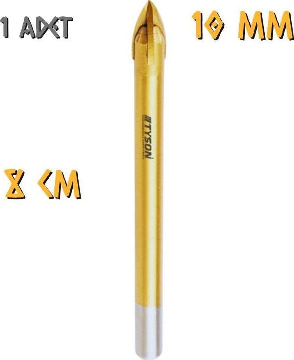 Kupa Tyson Cam Seramik Delici Matkap Ucu 10 mm. - 1 Adet - Image 1