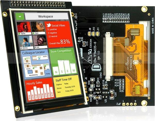 ER-TFTM035-6 3.5” SPI/TFT LCD Ekran Modülü - Image 1