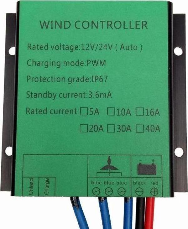 MPPT Rüzgar Şarz Kontrol Cihazı 12/24V 40A - Image 1