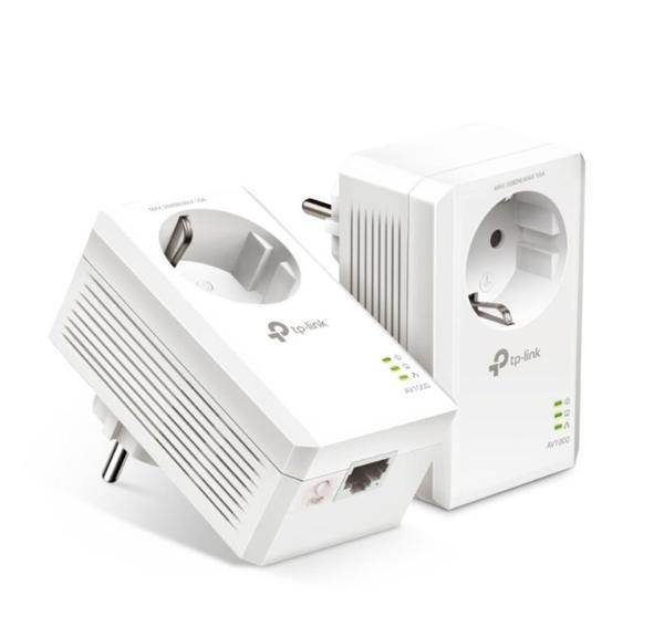 TP-Link TL-PA7017P 1000 Mbps Gigabit Priz Girişli Powerline Adaptör Kiti - Image 1