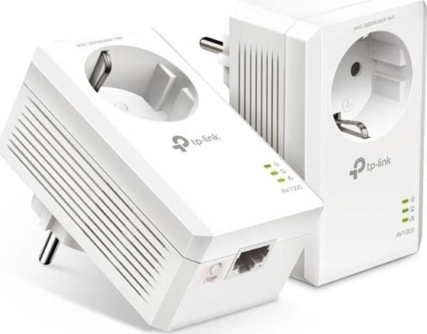 TP-Link TL-PA7017P 1000 Mbps Gigabit Priz Girişli Powerline Adaptör Kiti - Image 1