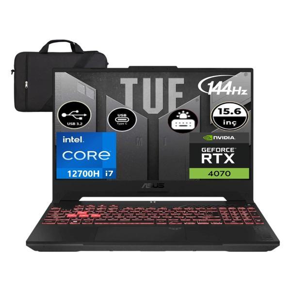Tuf Gaming F15 FX507ZI4-LP031W I7-12700H 16 GB Ram 512 GB SSD RTX4070 15.6" 144Hz Fhd Windows 11 Home + Elektropasaj Çan - Image 1