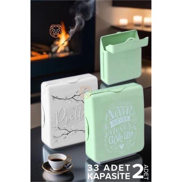  Sigara Kutusu 33 Adet Kapasiteli 2 ADET - Image 1