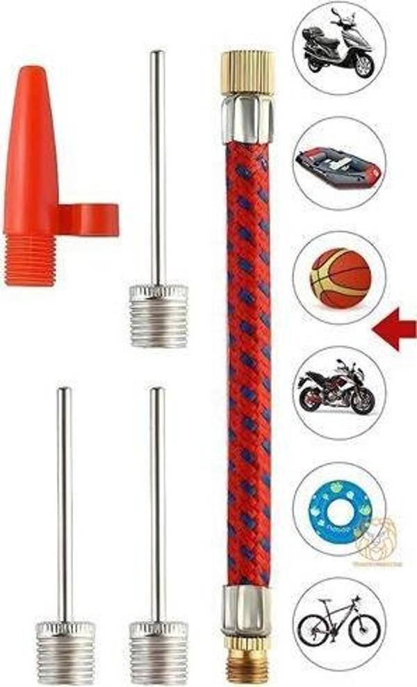  El Ayak Pompaları İğne Hortum Şişirme Kiti - Image 1