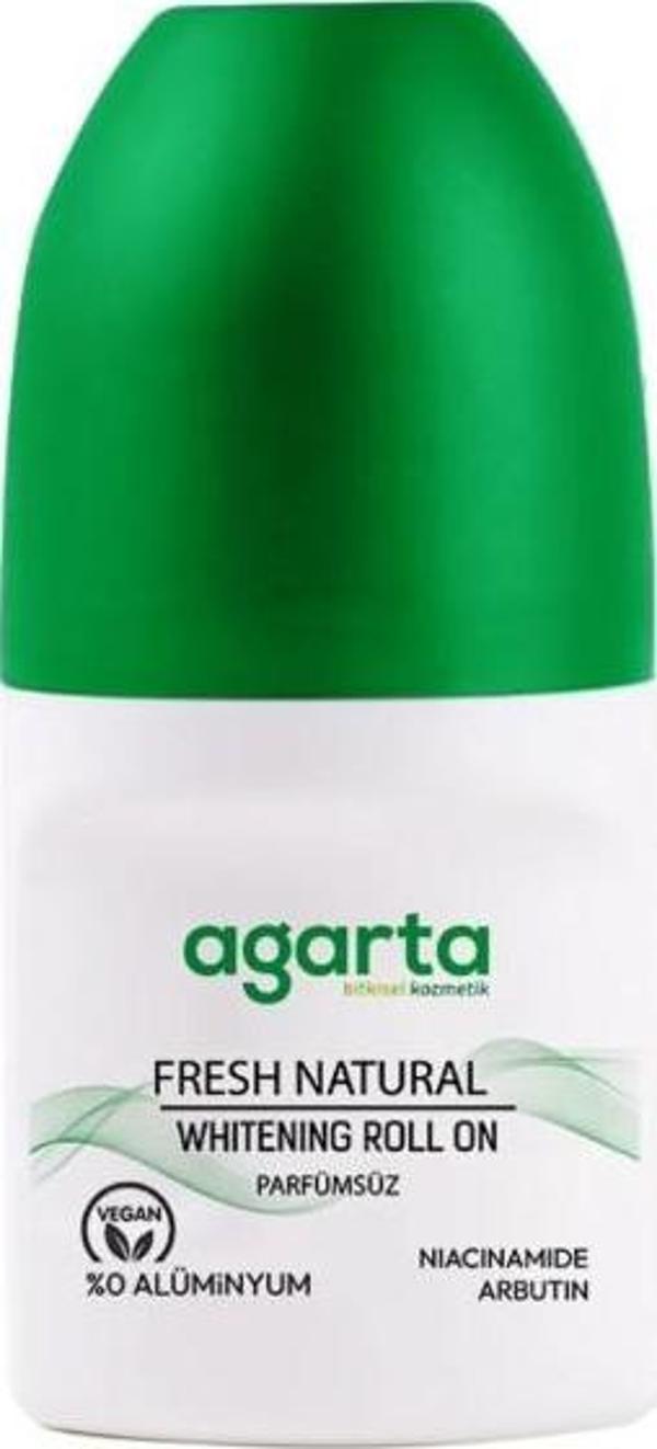 Agarta Doğal Roll-On Fresh Natural 50 ml - Image 1