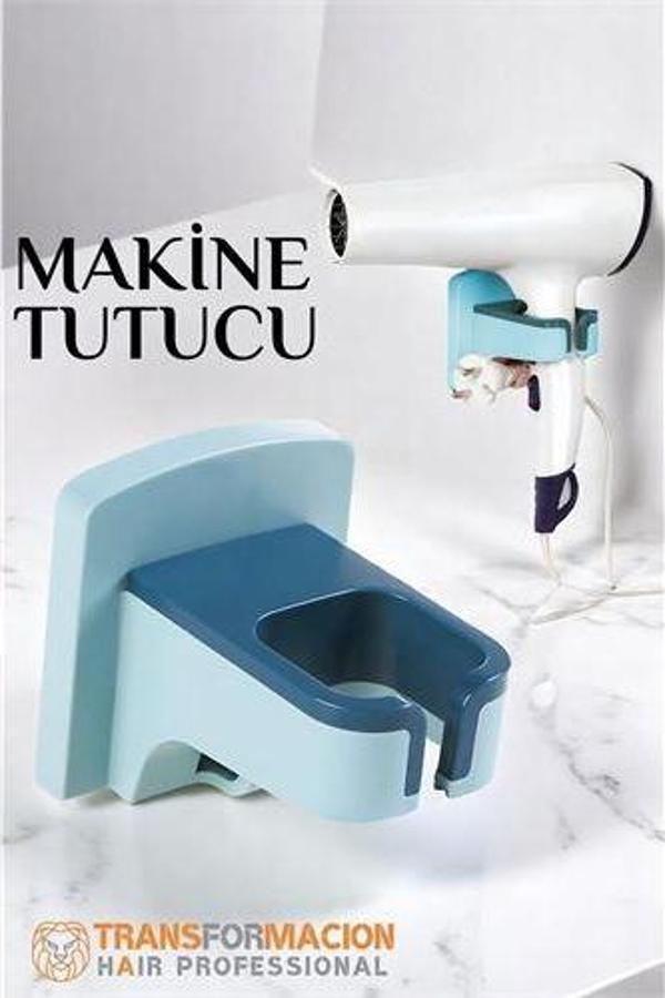Modacar Saç Kurutma Makinesi Tutucu Pratik Yapışma MAVİ - Image 1