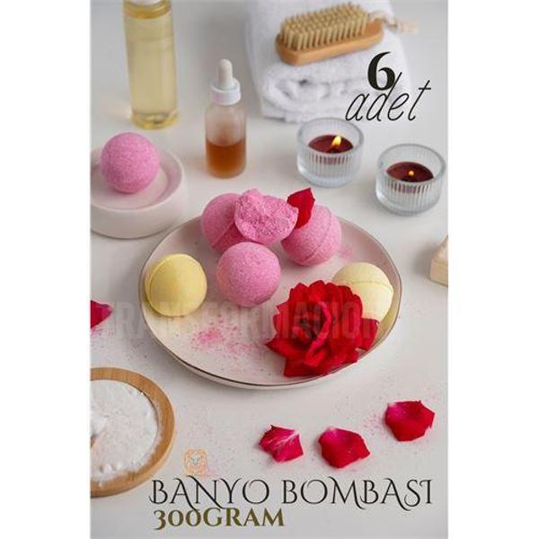  Banyo Bombası Jakuzi Küvet Banyo Bombası Topu 6 adet 300 Gr - Image 1