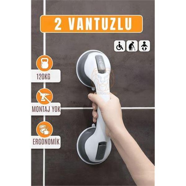  Banyo Duş Yardımcı Vantuzlu Tutacak Yardımcı Anne - Image 1