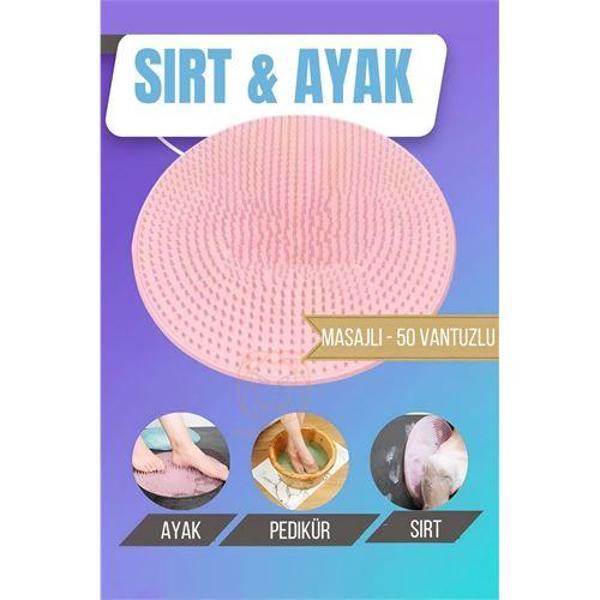  Sırt Kesesi Vantuzlu Ayak Kesesi Masajlı - Image 1