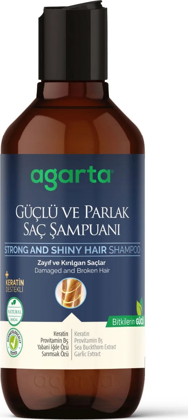 Agarta Güçlü ve Parlak Saç Şampuanı 400 ml - Image 1