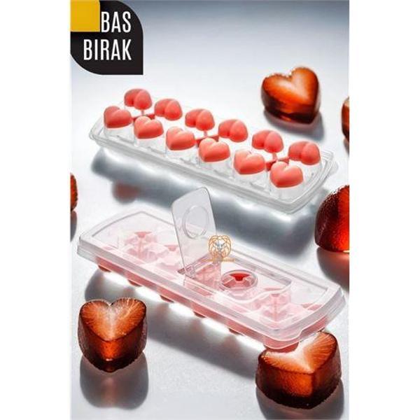  Bas-Bırak Kapaklı Silikon Buz Kalıbı - Image 1