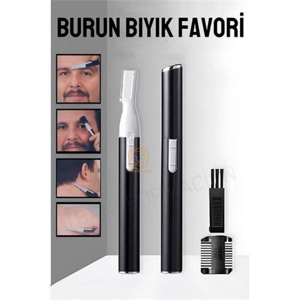  Erkek Bıyık Favori Düzeltici Kulak Ense Kaş Burun Kıl Alıcı - Image 1