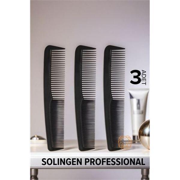  Erkek Cep Tarağı 12 Cm 3 ADET Solingen ProfessionaL - Image 1