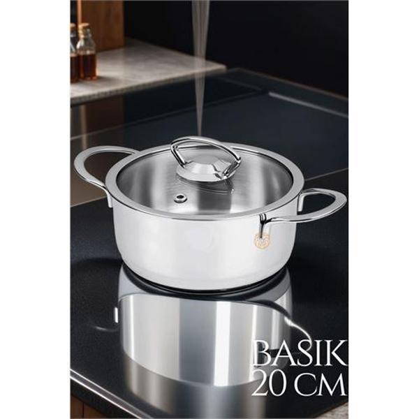  Paslanmaz Çelik Tencere 20 cm - Image 1