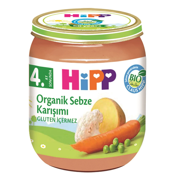 Hipp Organik Sebze Karışımı 125 Gr - Image 1