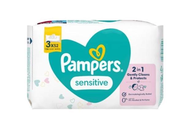 Prima Sensitive Islak Havlu Mendil 3'Lü 156 Yaprak - Image 1