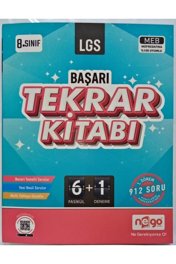 Nego Yayınları 8. Sınıf Lgs Başarı Tekrar Kitabı 6+1 Fasikül Deneme - Nego Yayınları - Image 1