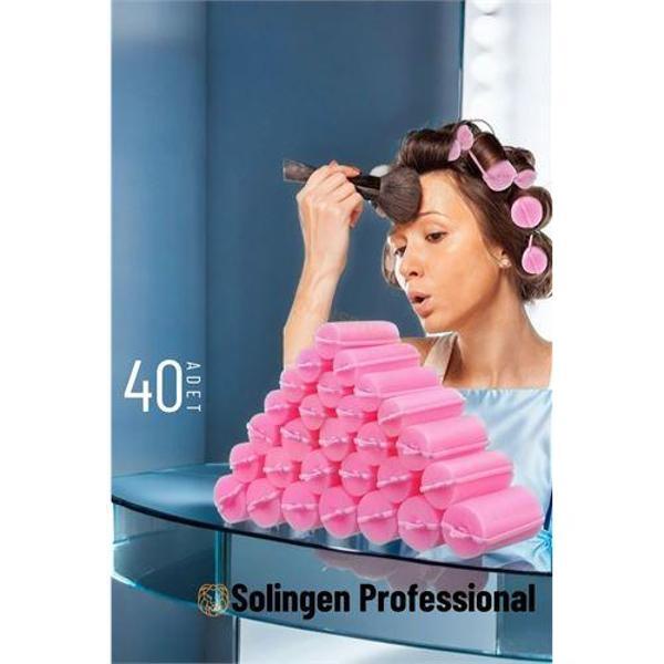  Süngerli Gece Bigudisi 3 cm 40 Adet Solingen Professional - Image 1