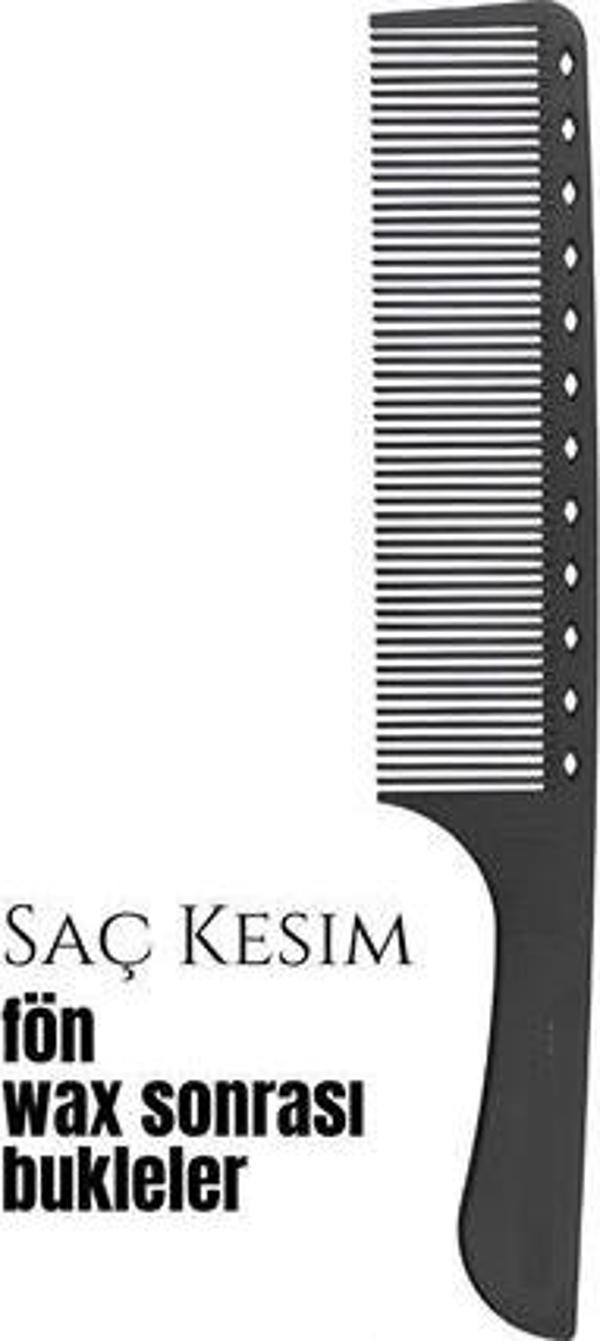  Berber Kuaför Saç Kesim Bukleli Saç Fön Wax Sonrası Tarak - Image 1