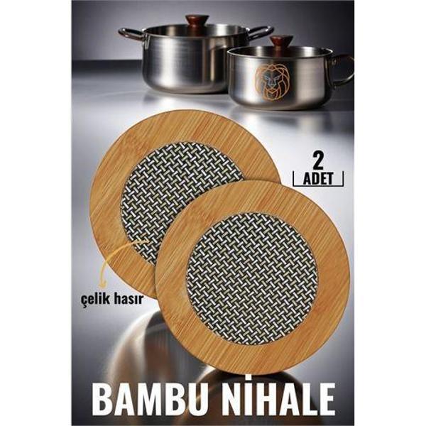  2 li Bambu Çelik Telli Nihale Falper Design - Image 1