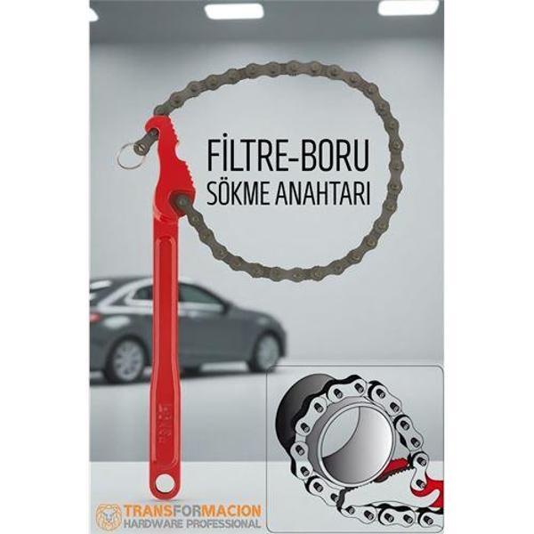 Modacar Zincirli Filtre Sökme Anahtarı - Boru Sökme Anahtarı - Image 1