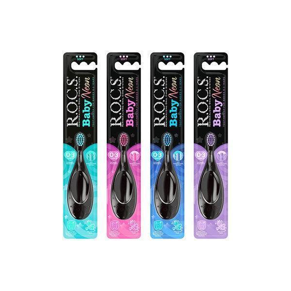 R.O.C.S.Baby Neon Ekstra Soft Diş Fırçası 0-3 Yaş - Image 1