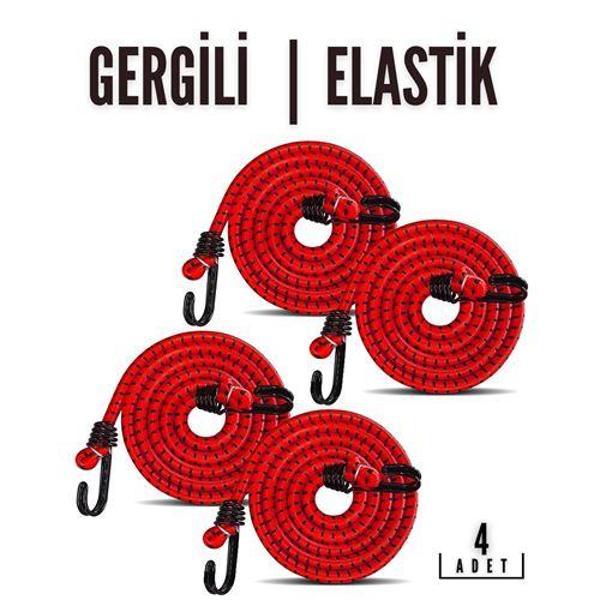  Gergili Bagaj Lastiği 2 Kancalı 4 lü PAKET - Image 1