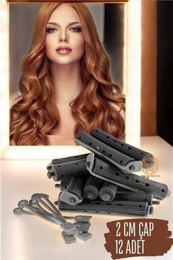  Bigudi Çubukları 2 CM 12 ADET - Image 1