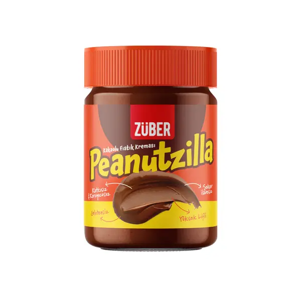 Züber Peanutzilla Kakaolu Fıstık Ezmesi 315 Gr - Image 1