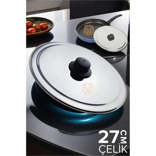  27 cm Kızartma Tavası Kapağı Çelik Żelazny Design - Image 1