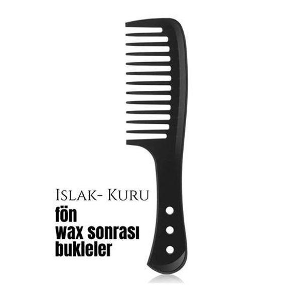  Bukleli Saç Fön Wax Sonrası Tarak Karbon Nano Absolute Professional - Image 1