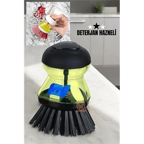  Bulaşık Fırçası Deterjan Hazneli - Image 1