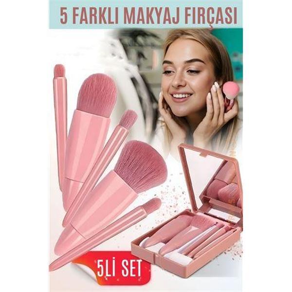  Makyaj Fırça Kiti Aynalı ve Kutulu Profesyonel Makyaj Kiti - Image 1