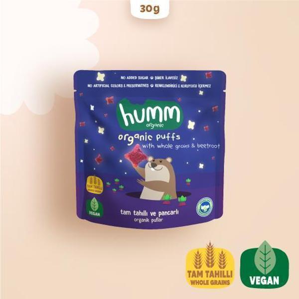 Humm Organik Pancarlı ve Tam Tahıllı Puflar 30 Gr - Image 1