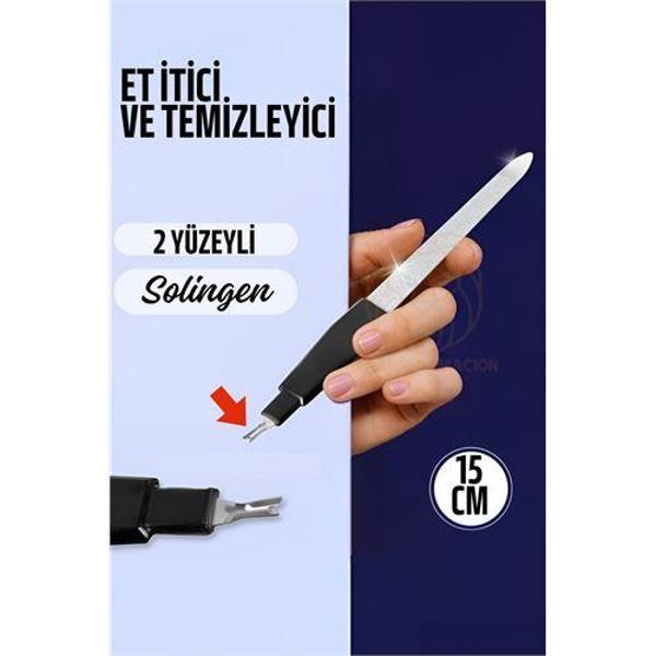  Tırnak Törpüsü Et İticili Et Kesici Çelik Solingen Profesyonel - Image 1