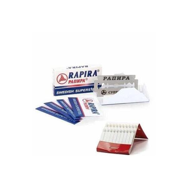  Rapira Platinum 10 Adet Tıraş Jileti Kantaşı Seti - Image 1