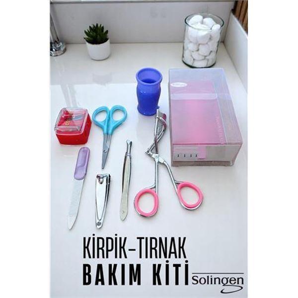  Manikür Seti  6 Parça Profesyonel Tırnak ve Kaş Bakım Seti Merys Solingen - Image 1