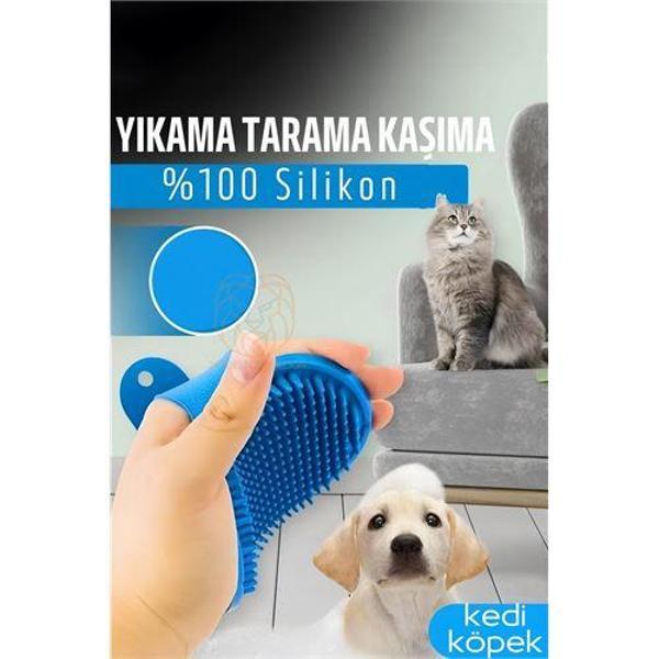  Hayvan Tüy Toplama Yıkama Kaşınma Silikon Fırçası - Image 1