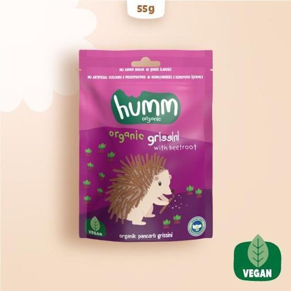 Humm Organik Vegan Pancarlı Grissini 55 Gr - Image 1