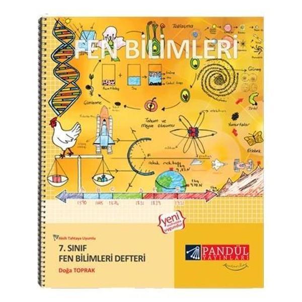 Pandül Yayınları 7. Sınıf Fen Bilimleri Defteri - Pandül Yayınları - Image 1