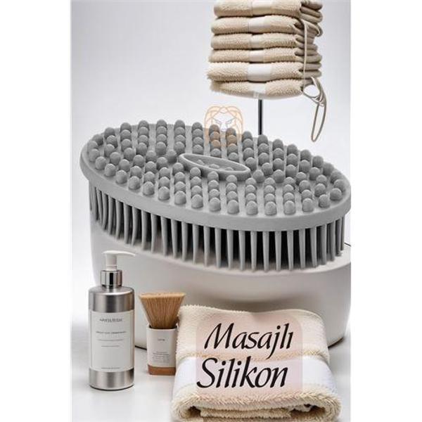  Masajlı Silikon Banyo Fırçası Nuage Design - Image 1
