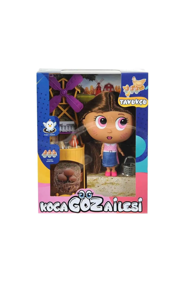 Birlik Koca Göz Ailesi Tavukcu Bebek BLD295 - Image 1