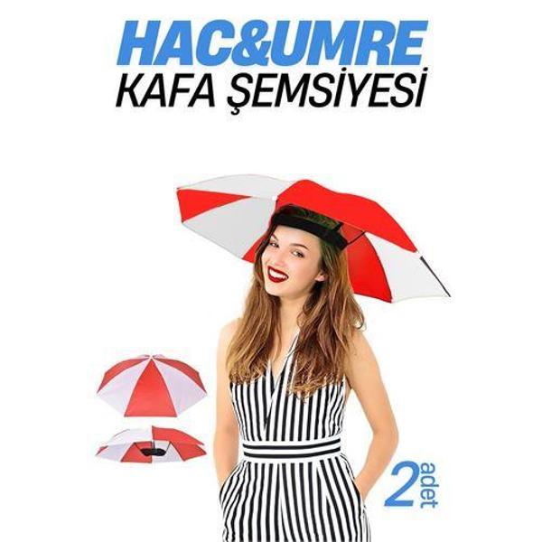 Modacar Hac Umre Kafa Şemsiyesi Güneş Koruma Şemsiyesi 2 adet - Image 1