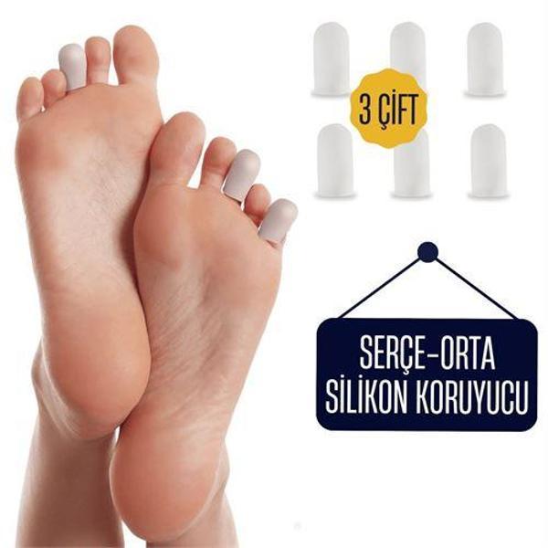  6 ADET Serçe Parmak İçin Silikon Koruyucu - Image 1
