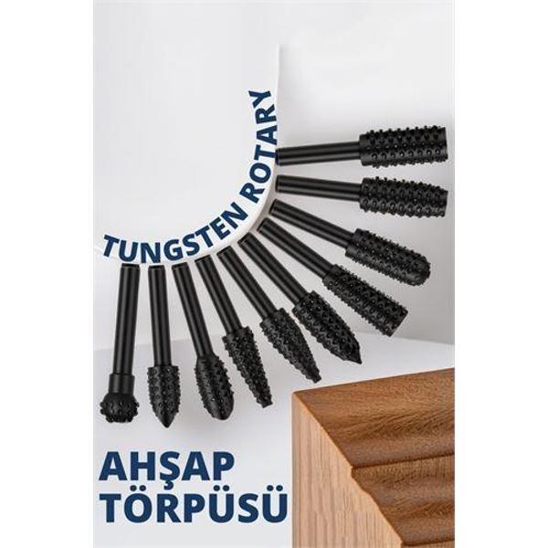  Tungsten Ahşap Oyma Şekillendirme 10 LU Törpü Seti - Image 1