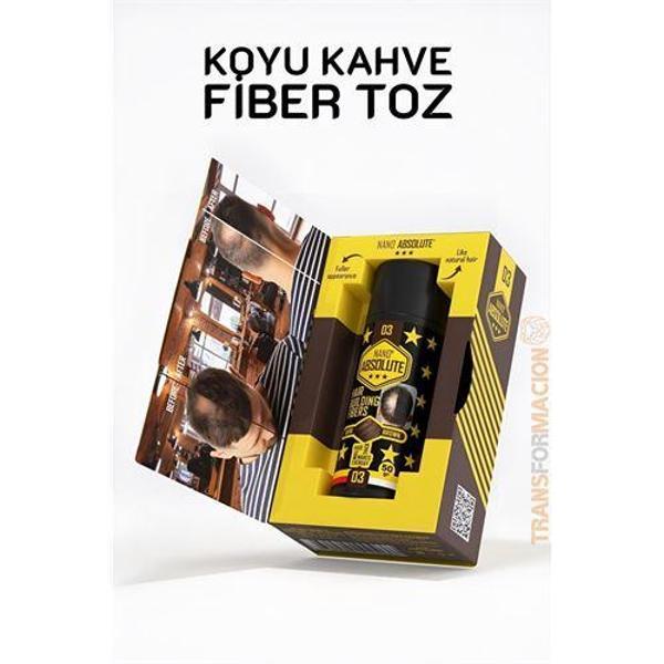 Saç Dolgunlaştırıcı Fiber Topik Toz KOYU TON KAHVERENGİ - Image 1